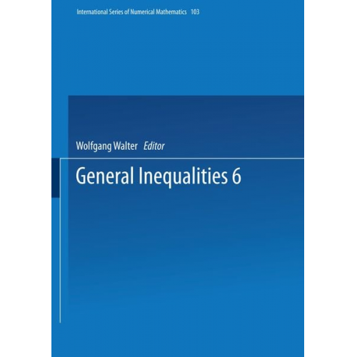 Wolfgang Walter - General Inequalities 6