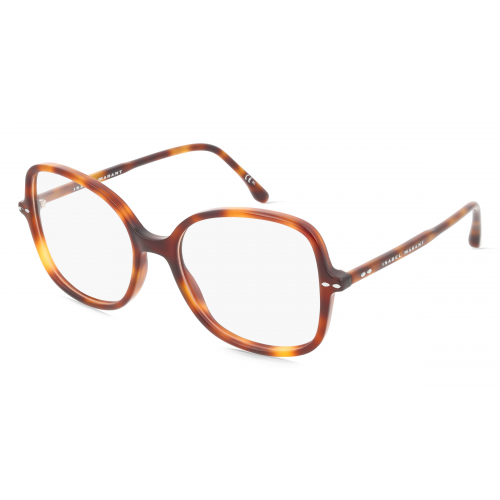 Isabel Marant IM 0022 Damen-Brille inkl. Gläser Vollrand Cateye Acetat-Gestell 54mm/18mm/145mm, braun