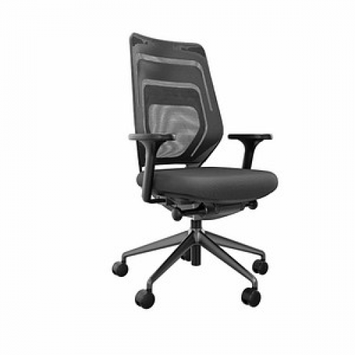 fm Bürostuhl Asiento, 4260761570846 Stoff anthrazit, Gestell schwarz