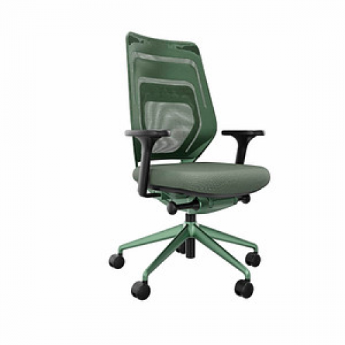 fm Bürostuhl Asiento, 4260761570860 Stoff grün, Gestell grün