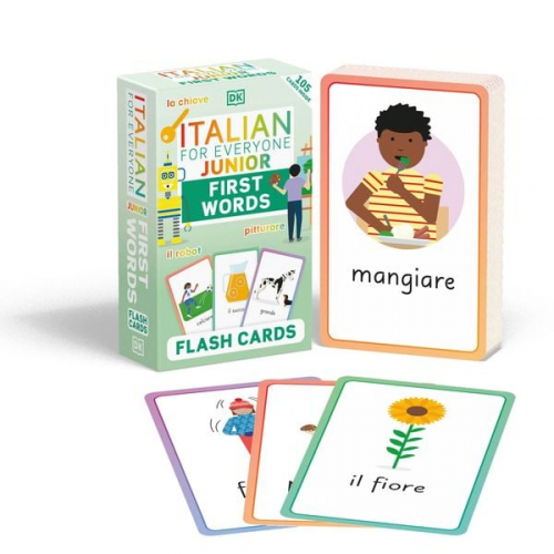 DK - Italian for Everyone Junior First Words Flash Cards