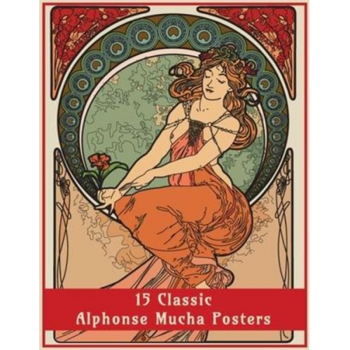 Enchanted Design Co - 15 Classic Alphonse Mucha Posters: An Art Nouveau Coloring Book