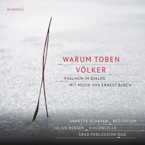 Ernest Bloch - Warum toben Völker-Psalmen im Dialog mit Musik