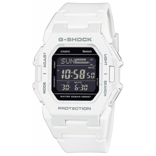 Casio GD-B500-7ER G-Shock Classic Digitaluhr Bluetooth Weiß