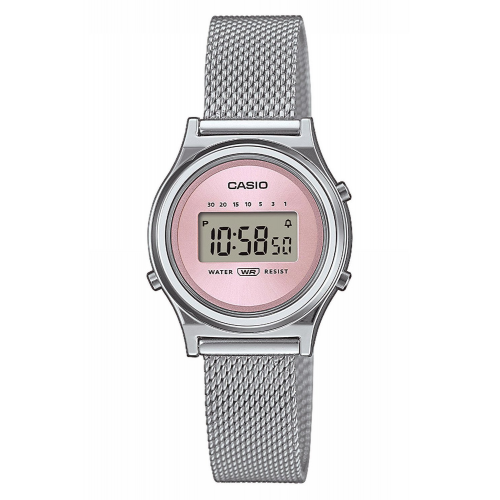 Casio LA700WEM-4AEF Mini Collection Damenuhr Stahl/Rosafarben