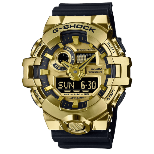 Casio GM-700G-9AER G-Shock G-Steel Herrenuhr Schwarz/Goldfarben