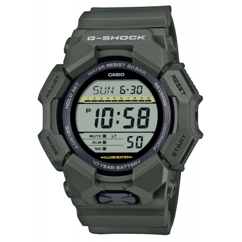 Casio GD-010-3ER G-Shock Classic Digital-Herrenuhr Khakigrün