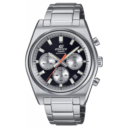 Casio EFB-730D-1AVUEF Edifice Herrenuhr Chronograph Stahl/Schwarz