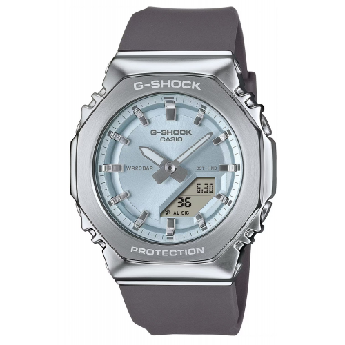 Casio GM-S2110-2AER G-Shock Classic Damenuhr Grau/Hellblau