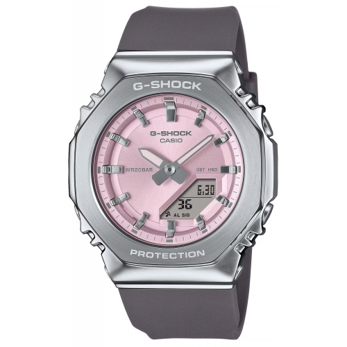 Casio GM-S2110-4AER G-Shock Classic Damen-Armbanduhr Grau/Rosa