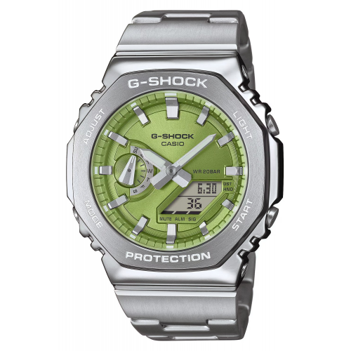 Casio GM-2110D-3AER G-Shock G-Steel Herrenarmbanduhr Grün