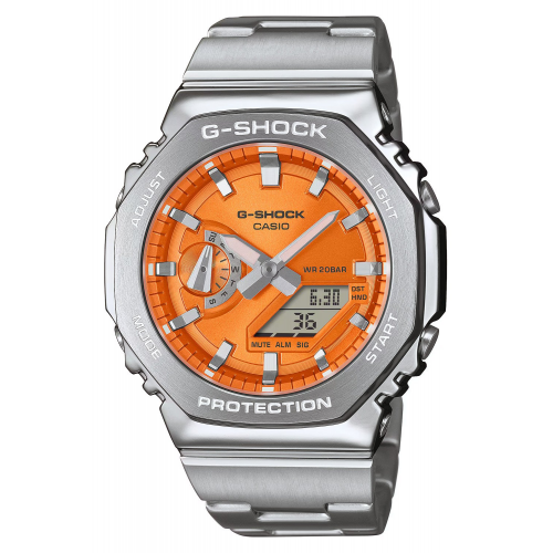 Casio GM-2110D-4AER G-Shock G-Steel Herrenuhr Orange