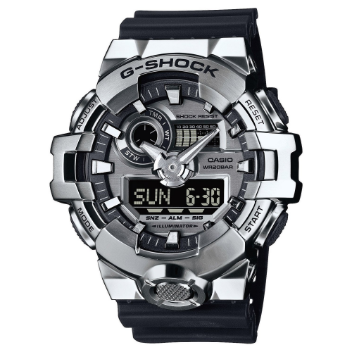 Casio GM-700-1AER G-Shock G-Steel Herrenuhr Schwarz/Stahl