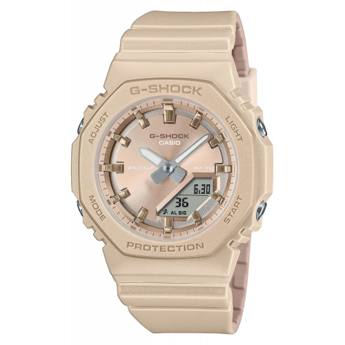 Casio GMA-P2100ST-9AER G-Shock Classic Ana-Digi Damen-Armbanduhr Sand