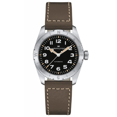 Hamilton H70225830 Herrenarmbanduhr Khaki Field Expedition Auto Grün/Schwarz