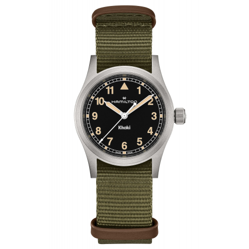 Hamilton H69301930 Armbanduhr Khaki Field Quarz Grün/Schwarz 33 mm