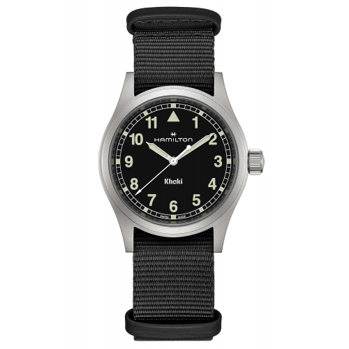 Hamilton H69401430 Armbanduhr Khaki Field Quarz Schwarz 38 mm