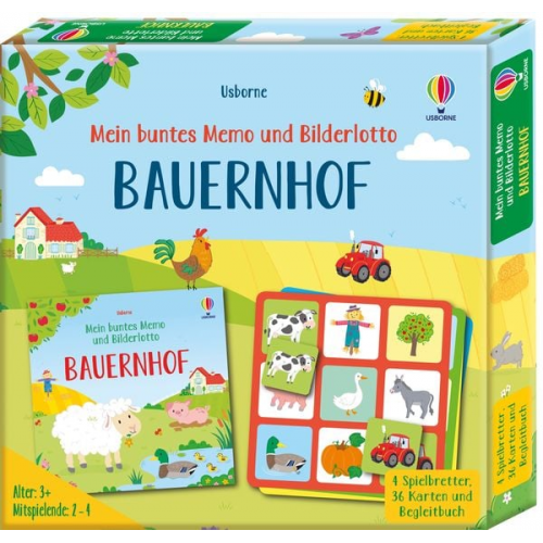 Mein buntes Memo und Bilderlotto: Bauernhof