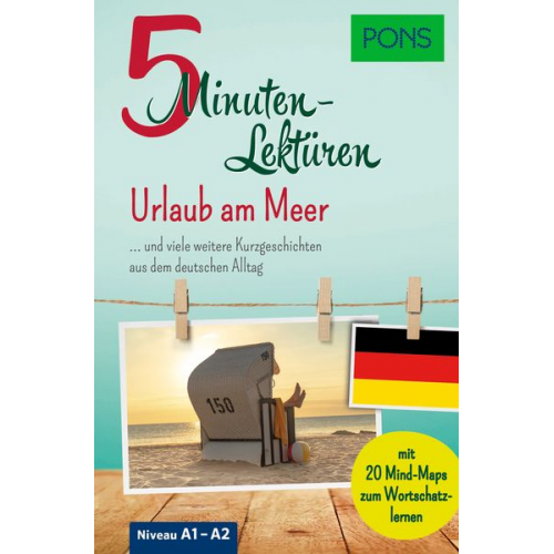 PONS 5-Minuten-Lektüren Deutsch A1-A2 - Urlaub am Meer