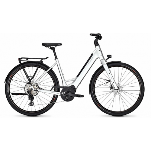 Kalkhoff ENDEAVOUR L EXCITE (400 Wh), 12 Gang Kettenschaltung, Damenfahrrad, Wave, Modell 2025, 29 Zoll 50 cm nepalsilver glossy