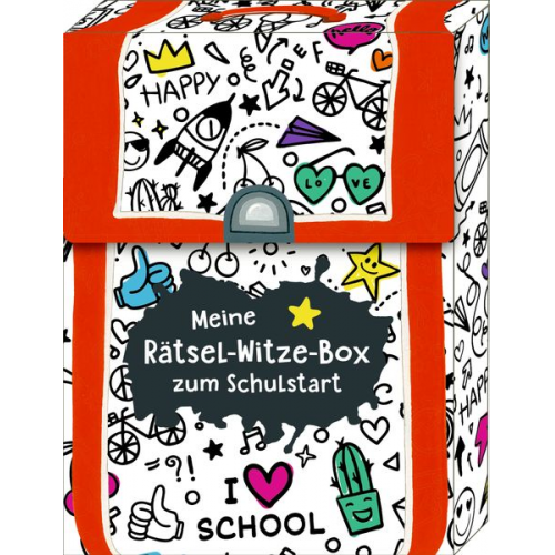 Kartenbox - Meine Rätsel-Witze-Box zum Schulstart