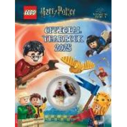 Buster Books LEGO® - LEGO® Harry Potter(TM): Official Yearbook 2025 (with Harry Potter minifigure, broomstick and Golden Snitch(TM))