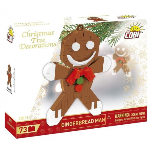 COBI 20013 - Gingerbread Man, Lebkuchenmann, Christbaumschmuck, Bausatz, 73 Klemmbausteine