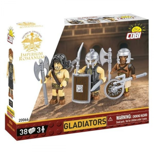 COBI Imperium Romanum 20066 - Gladiatoren, Figuren Bausatz, 38 Klemmbausteine