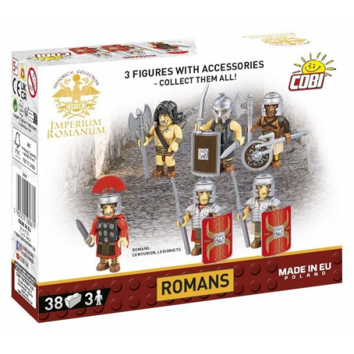 COBI Imperium Romanum 20067 - Romans, Figuren Bausatz, 38 Klemmbausteine