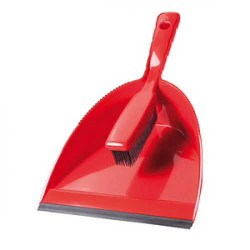 haug® bürsten Kehrgarnitur rot Kunststoff 36,0 cm breit