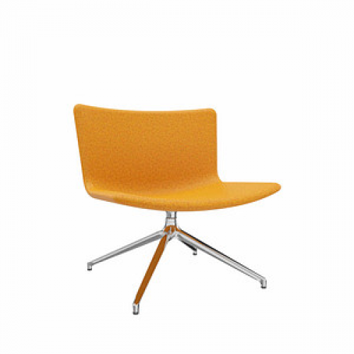 fm Sessel LODUS orange chrom Stoff