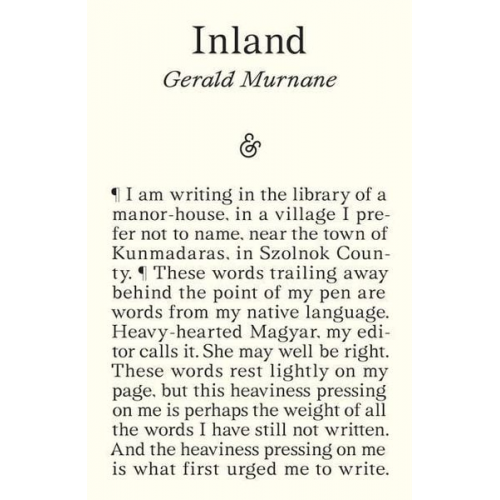 Gerald Murnane - Inland