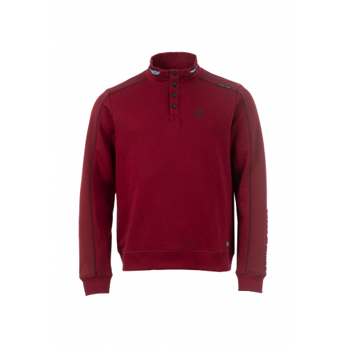 Questo Sweatshirt GuvenQU deep red