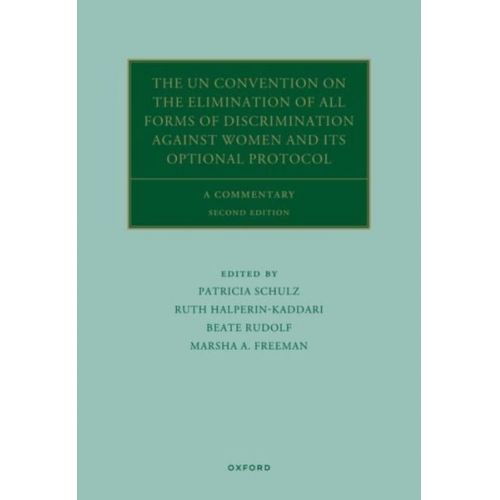 Patricia Halperin-Kaddari  Ruth (Bar-Ilan Schulz - The Un Convention on the Elimination of All Forms of Discrimination Against Women and Its Optional Protocol