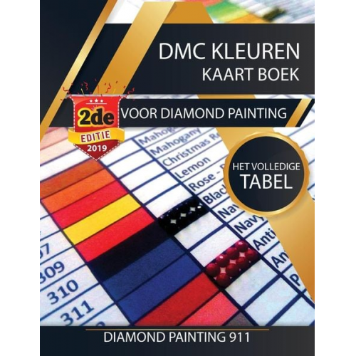 Diamond Painting 911 - DMC Kleuren Kaart Boek Voor Diamond Painting