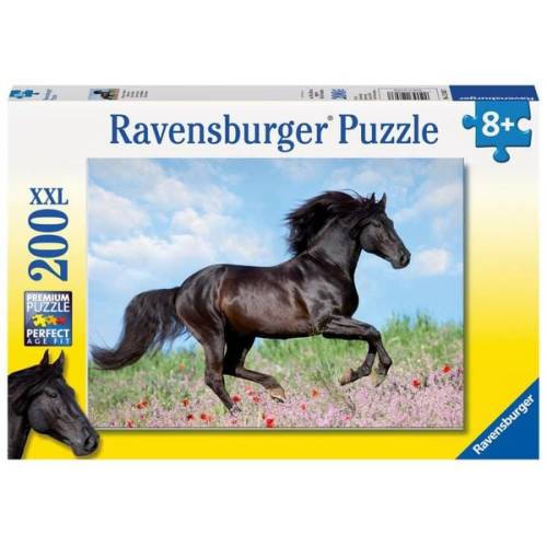 Puzzle Ravensburger Schwarzer Hengst 200 Teile XXL