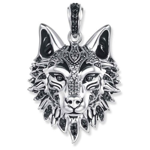 Seinerzeit SZA-3990-424 Anhänger Hannibal Wolf 925 Silber