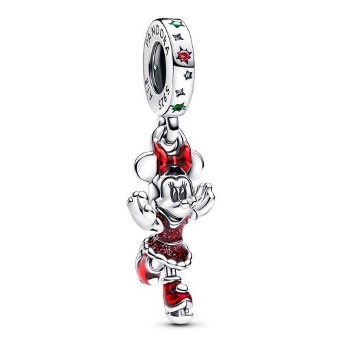 Pandora 793530C01 Charm-Anhänger Disney Minnie Maus auf Schlittschuhen