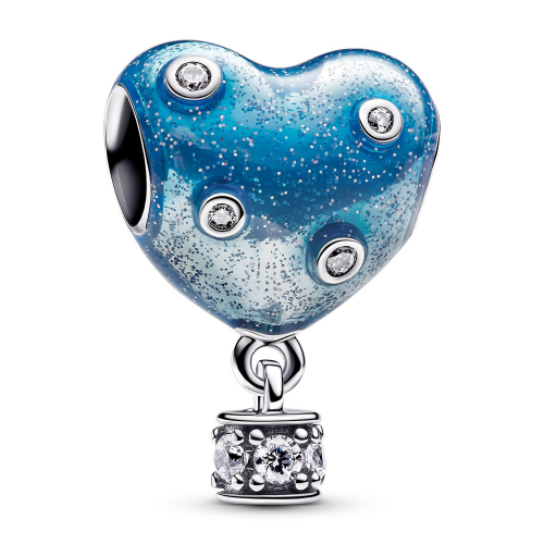 Pandora 793595C01 Charm Silber Heißluftballon Herz