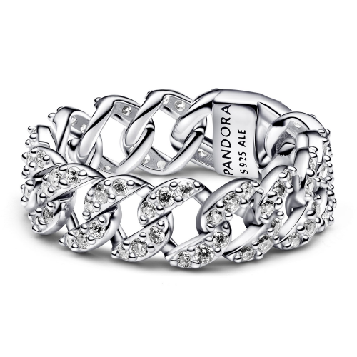 Pandora 193557C01 Kettenring für Damen Silber Pavé