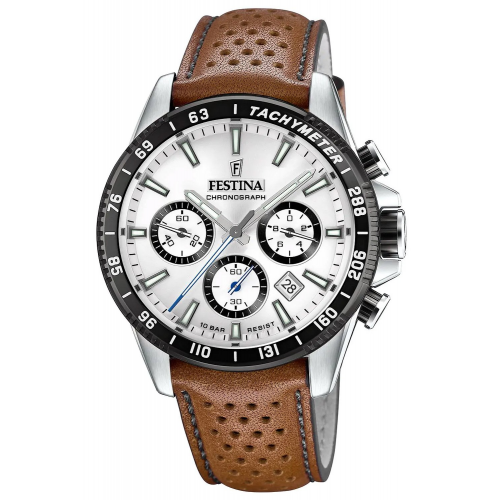 Festina F20561/1 Chronograph für Herren mit Lederband