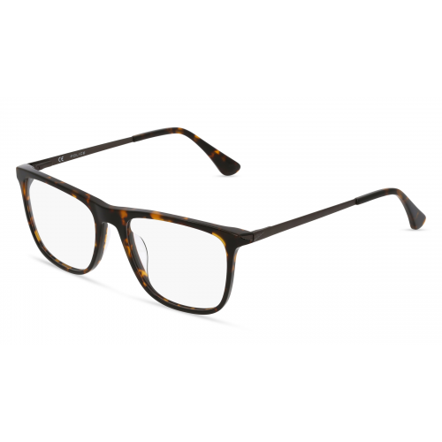 Police VPLD 05 Herren-Brille inkl. Gläser Vollrand Eckig Kunststoff-Gestell 55mm/18mm/145mm, braun