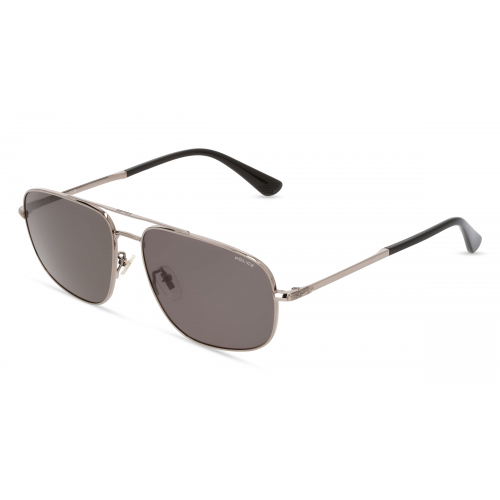 Police POISPLE04 Herren-Sonnenbrille Vollrand Eckig Metall-Gestell, grau