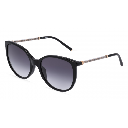 Escada ESCSESD49 Damen-Sonnenbrille Vollrand Butterfly Kunststoff-Gestell, schwarz