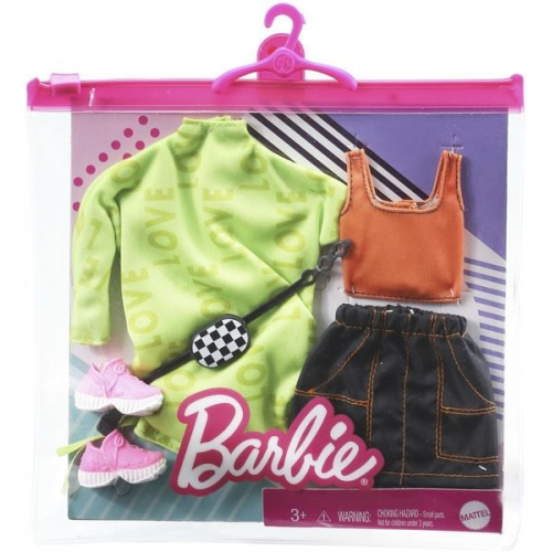 Mattel - Barbie Moden 2 Outfits und 2 Accessoires für die Barbie Puppe, sort.