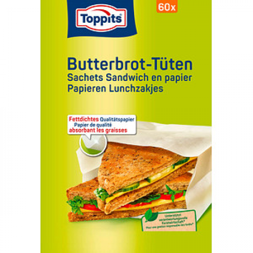 60 Toppits Butterbrottüten