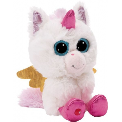 NICI - Kuscheltier GLUBSCHIS Einhorn Glowy Kaddi 15cm schlenkernd