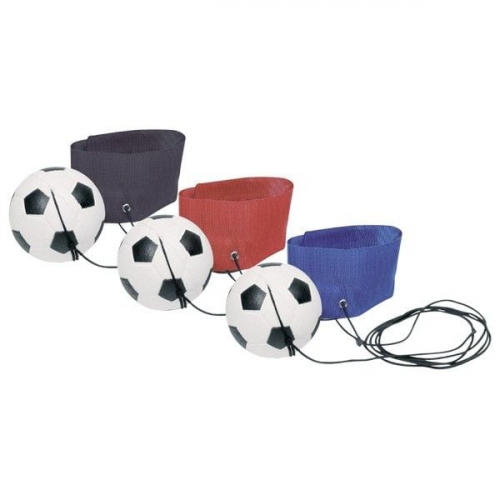 Goki 15330 - Fussball Armband, Returnball mit Handgelenkhalter und Gummischnur, sortiert, 1 Stück