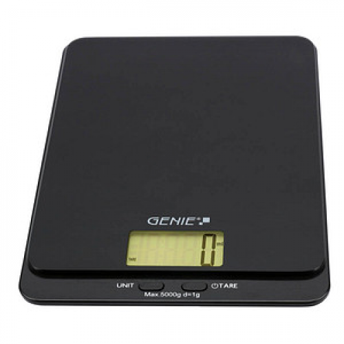 GENIE Briefwaage DLS 5 schwarz für max. 5,0 kg