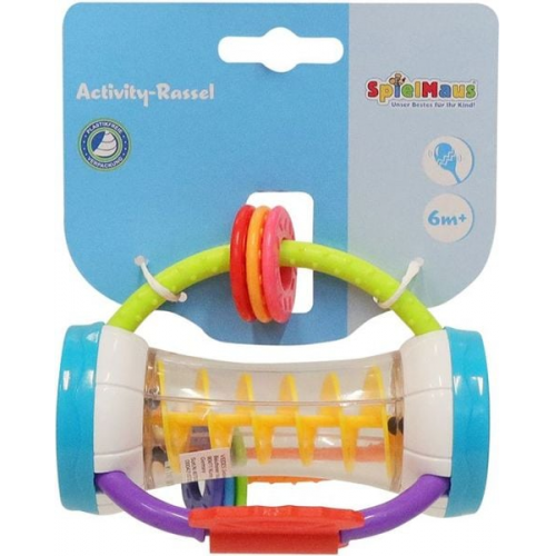 SpielMaus Baby Activity-Rassel mit Spiegel